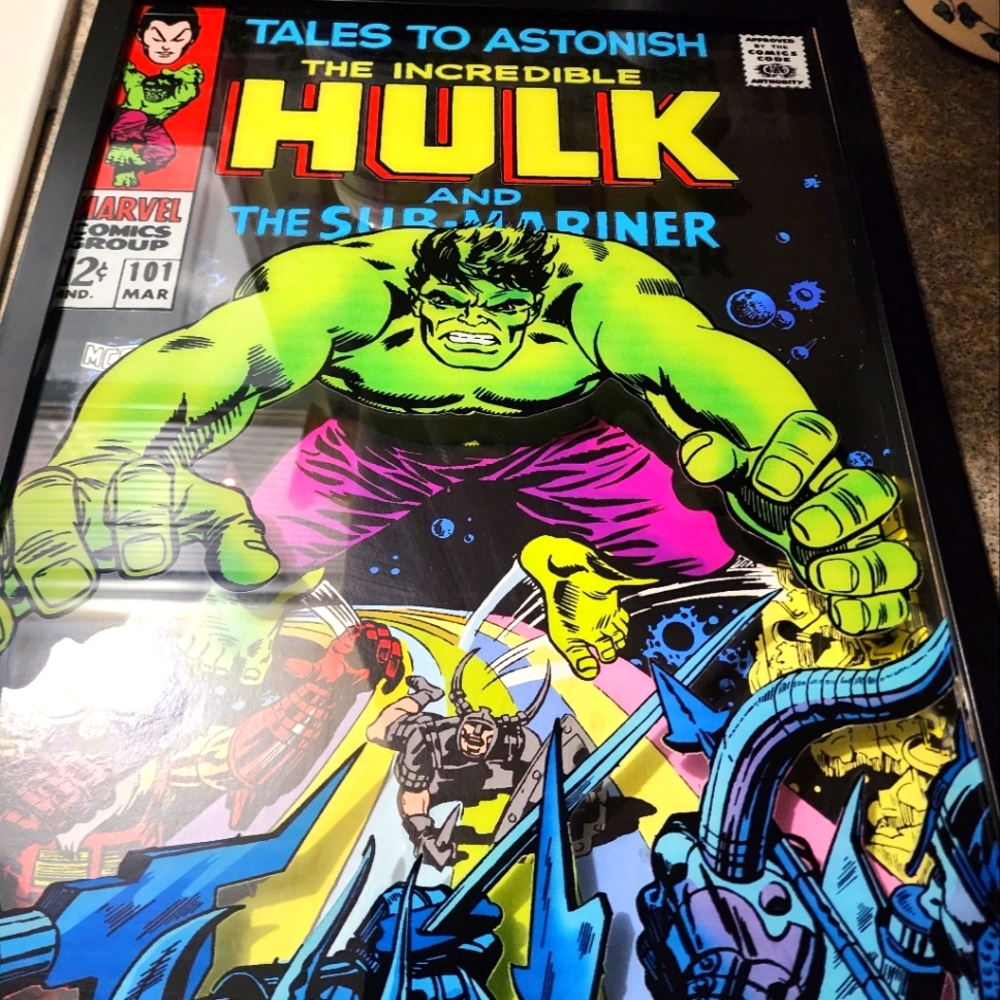 The Incredible Hulk Comic Poster